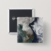 Schnee in Korea Button (Vorne & Hinten)