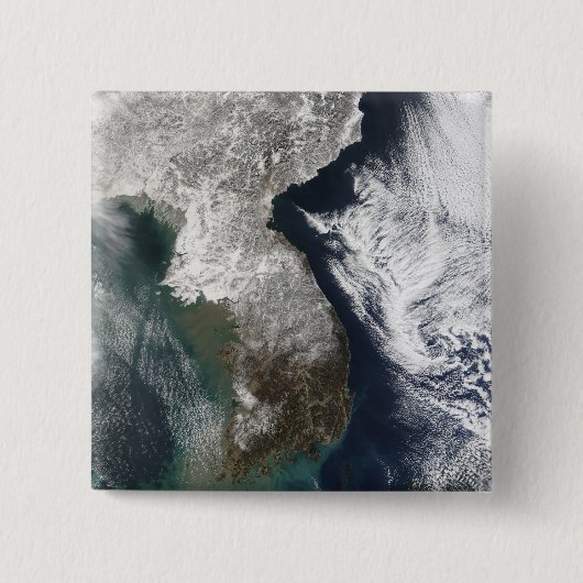 Schnee in Korea Button (Vorderseite)