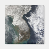 Schnee in Korea Magnet (Vorne)