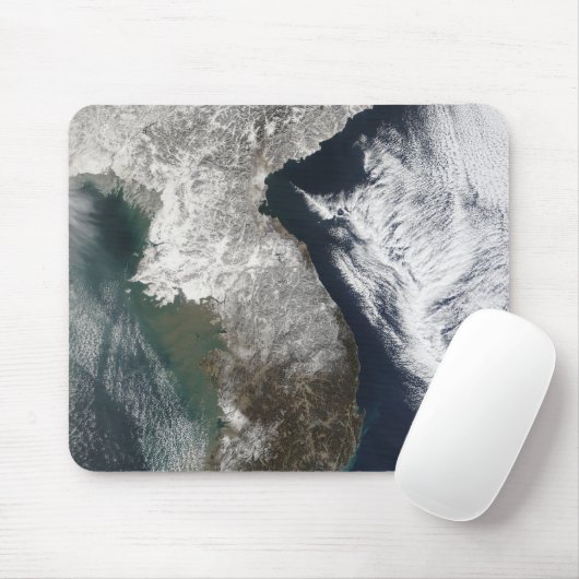 Schnee in Korea Mousepad (Mit Mouse)