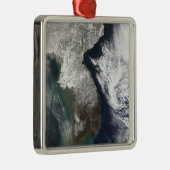 Schnee in Korea Ornament Aus Metall (Rechts)