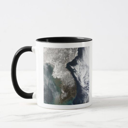 Schnee in Korea Tasse (Links)