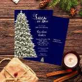 Schnee in Liebe Bäume Haushalt Brautparty Blauer E