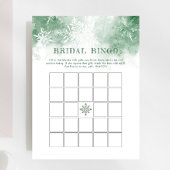 Schnee in Liebe Brautparty Bingo Game