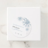 Schnee in Liebe Brautparty Geschenkanhänger (Beispiel)