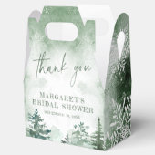 Schnee in Liebe Brautparty Geschenkschachtel (Geöffnet)