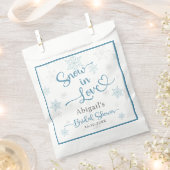 SCHNEE IN LIEBE BRAUTPARTY GESCHENKTÜTCHEN (Ausgeschnitten)