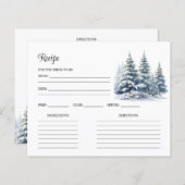 Schnee in Liebe. Kiefernwald-Brautparty-Rezept (Vorne/Hinten)