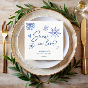 Schnee in Liebe Schneeflocken Winter Brautbad Serviette