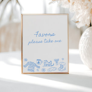 Schnee in Liebe Whimsical Favoriten Poster