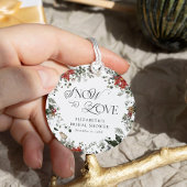 Schnee in Liebe Winter Brautparty Danke Geschenkanhänger