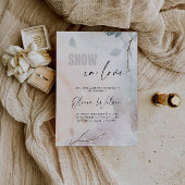 Schnee in Liebe - Winter Wonderland Brautparty Einladung