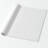Schnee in Liebe Winterhochzeit Geschenkpapier (Ungerollt)