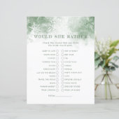 Schnee in Liebe würde sie eher Brautparty spielen (Stehend Vorderseite)