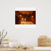 Schnee in Lincoln Print Poster (Küche)