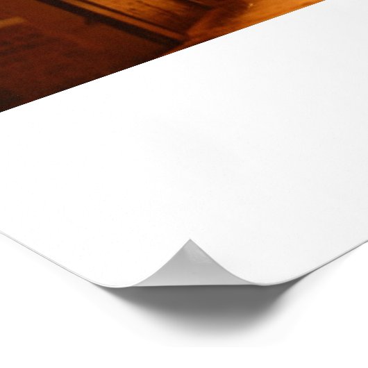 Schnee in Lincoln Print Poster (Ecke)