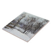 Schnee in Louveciennes (1870) von Camille Pissarro Fliese (Seite)