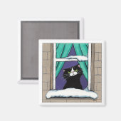 Schnee in Magnet (Vorderseite/Rückseite)