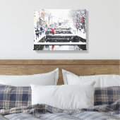 Schnee in Midsomer Norton Leinwanddruck (Insitu (Schlafzimmer))
