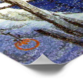 Schnee in Mukojima Kawase Hasui 1931 Poster (Ecke)