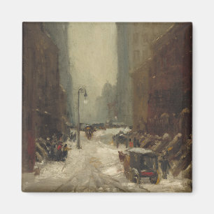 Schnee in New York City (Winter in NYC) Magnet