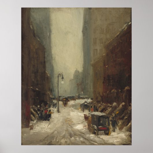 Schnee in New York City (Winter in NYC) Poster (Vorne)