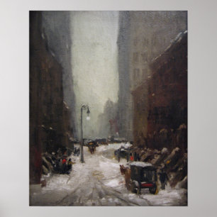 Schnee in New York Poster