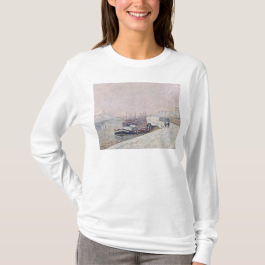 Schnee in Rouen T-Shirt (Vorderseite)