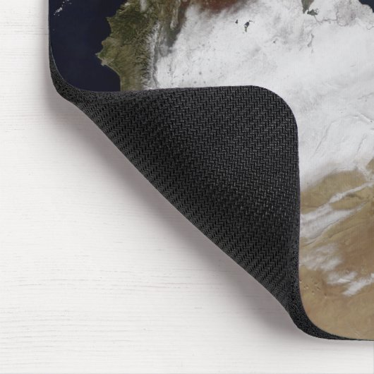 Schnee in Syrien Mousepad (Ecke)