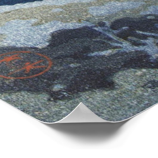 Schnee in Ukimido Katada von Tsuchiya Koitsu Poster (Ecke)