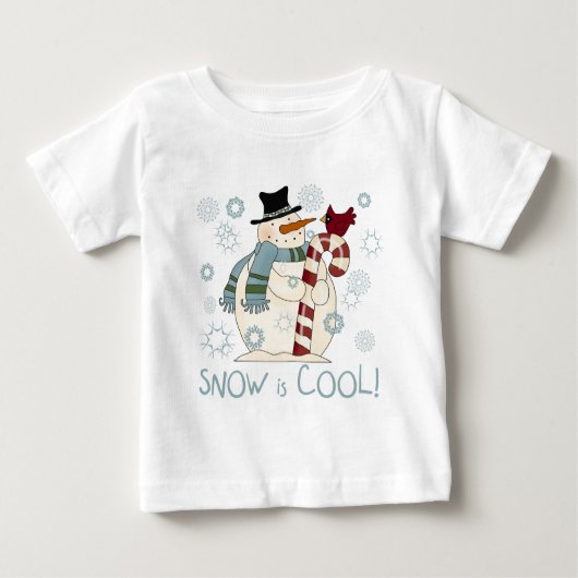 Schnee ist Cool Urlaub Tshirts und Geschenke (Vorderseite)