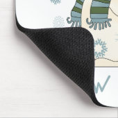 Schnee ist Cool Urlaub Tshirts und Geschenke Mousepad (Ecke)