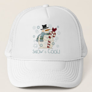 Schnee ist Cool Urlaub Tshirts und Geschenke Truckerkappe
