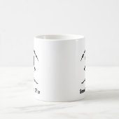 "Schnee ist mein Büro" Kaffeetasse (Mittel)