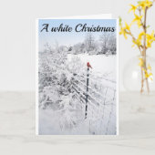 SCHNEE IST SO SCHÖN HOFFNUNG, DASS IHRE CHRISTMAS KARTE (Gelbe Blume)