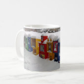 SCHNEE KAFFEE-TASSE KAFFEETASSE (Vorderseite Links)