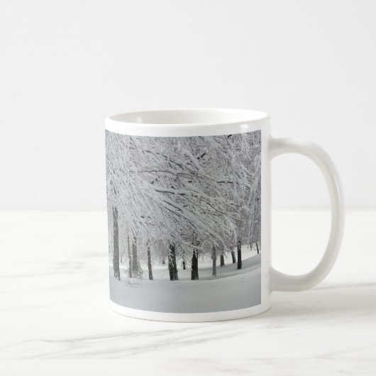 Schnee Kaffeetasse (Rechts)