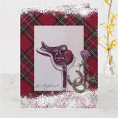 Schnee , kariert und Reitsport Medientasche Karte (Gelbe Blume)