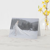 Schnee Karte (Gelbe Blume)