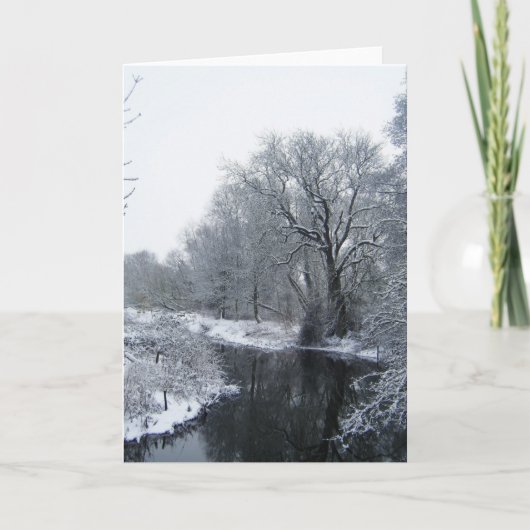 Schnee Karte (Vorderseite)