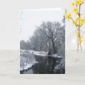 Schnee Karte (Gelbe Blume)