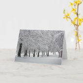 Schnee Karte (Gelbe Blume)