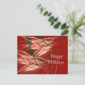 SCHNEE-KEGEL FEIERTAGSPOSTKARTE (Stehend Vorderseite)