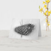 Schnee-Kegel Karte (Gelbe Blume)