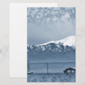 Schnee kommt herein briefpapier (Vorne/Hinten)