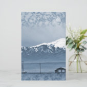 Schnee kommt herein briefpapier (Stehend Vorderseite)