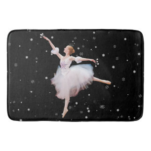 Schnee-Königin-Ballerina Badematte