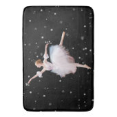 Schnee-Königin-Ballerina Badematte (Vorderseite Vertikal)