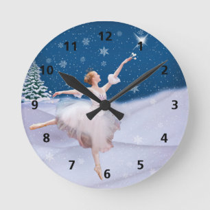 Schnee-Königin-Ballerina-kundengerechte Uhr