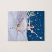 Schnee-Königin-Ballerina Puzzle (Horizontal)